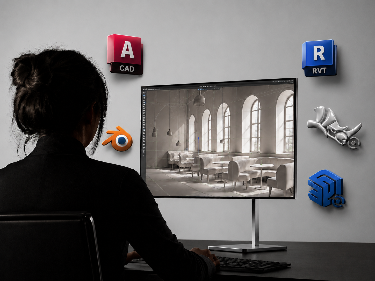 MATLOGIC 평면을 SketchUp 등 3D 실무 도구로 — 플러그인 연동